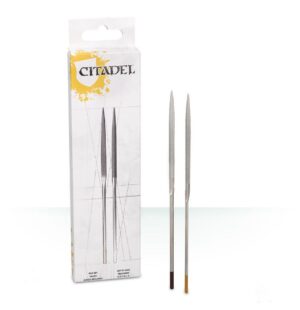 Citadel precision paint brush set for miniature detailing with ergonomic design and quality bristles.