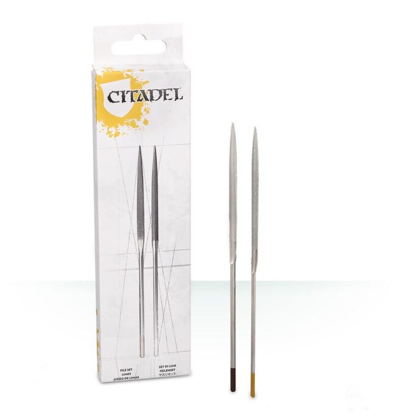 Citadel precision paint brush set for miniature detailing with ergonomic design and quality bristles.