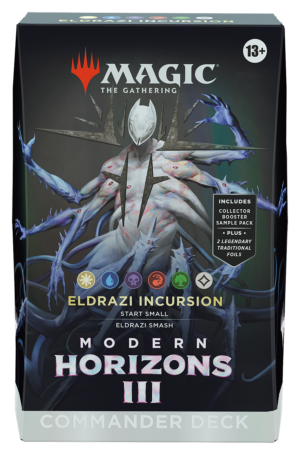 Eldrazi Incursion deck from Magic: The Gatherings Modern Horizons III features stunning artwork and unique gameplay.