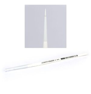 Stylish fine-tip white pen for precise detailing in art and design projects.