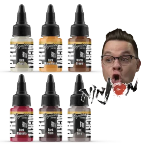 Vibrant PRO ink bottles inspire creativity with rich colors and precise application for artists.