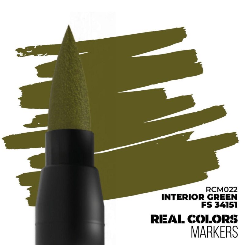 Precision olive green fine-tip marker with dynamic brushstroke background for creative projects.