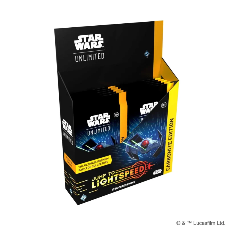 Star Wars Jump to Lightspeed: Cadence Edition display featuring vibrant game boxes and immersive gameplay.