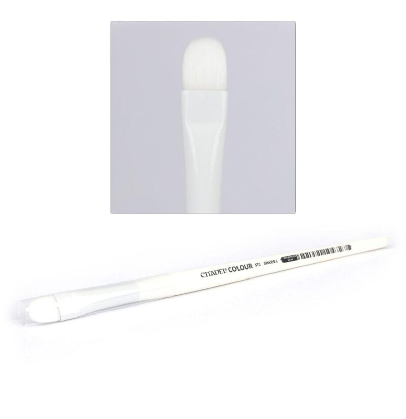 Dual-ended eye makeup brush for seamless eyeshadow blending and precise application.