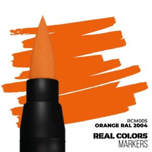 Bold orange marker RAL 2004 designed for creative expression and vibrant artistic applications.