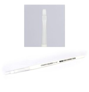 Citrin Color white brush pen for versatile calligraphy and detailed artistic expression.