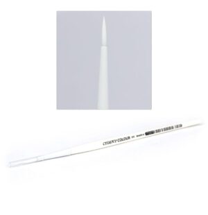 White colored pencil close-up showcasing fine tip and smooth surface for detailed artistic work.